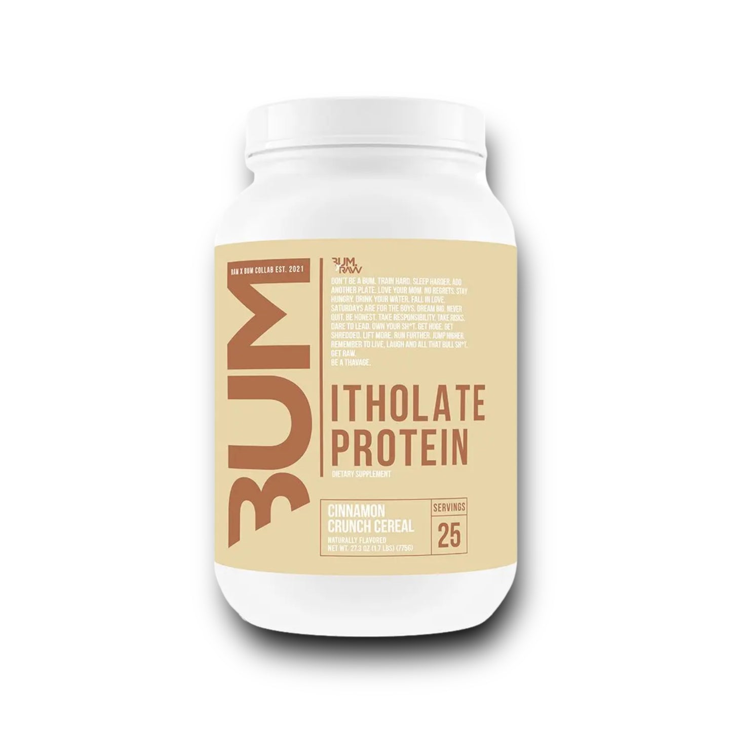 RAW BUM Itholate protein